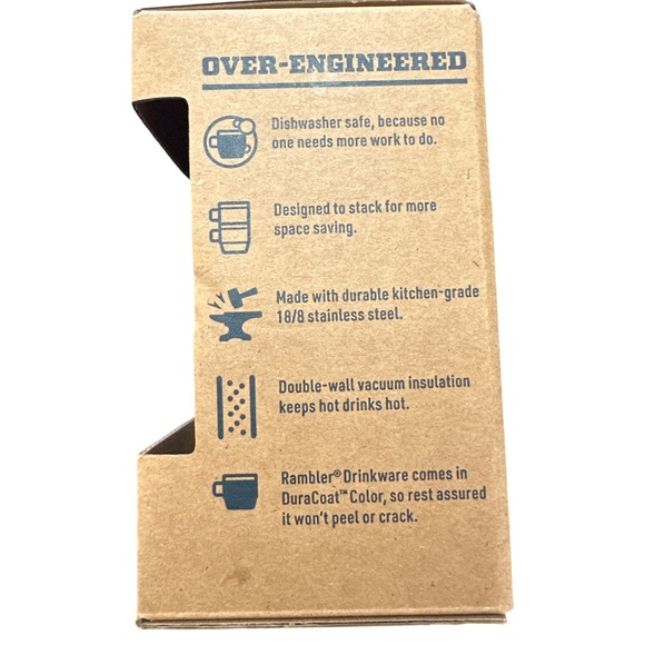 YETI Rambler 6oz Stackable Mugs 2 Pack “Navy” NIB - Picture 3 of 6